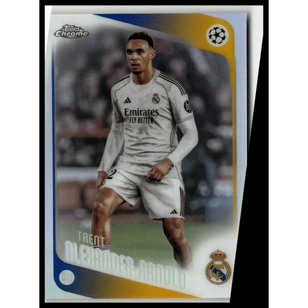 2025-26 Topps Chrome UEFA Trent Alexander-Arnold #141 Real Madrid CF Refractor